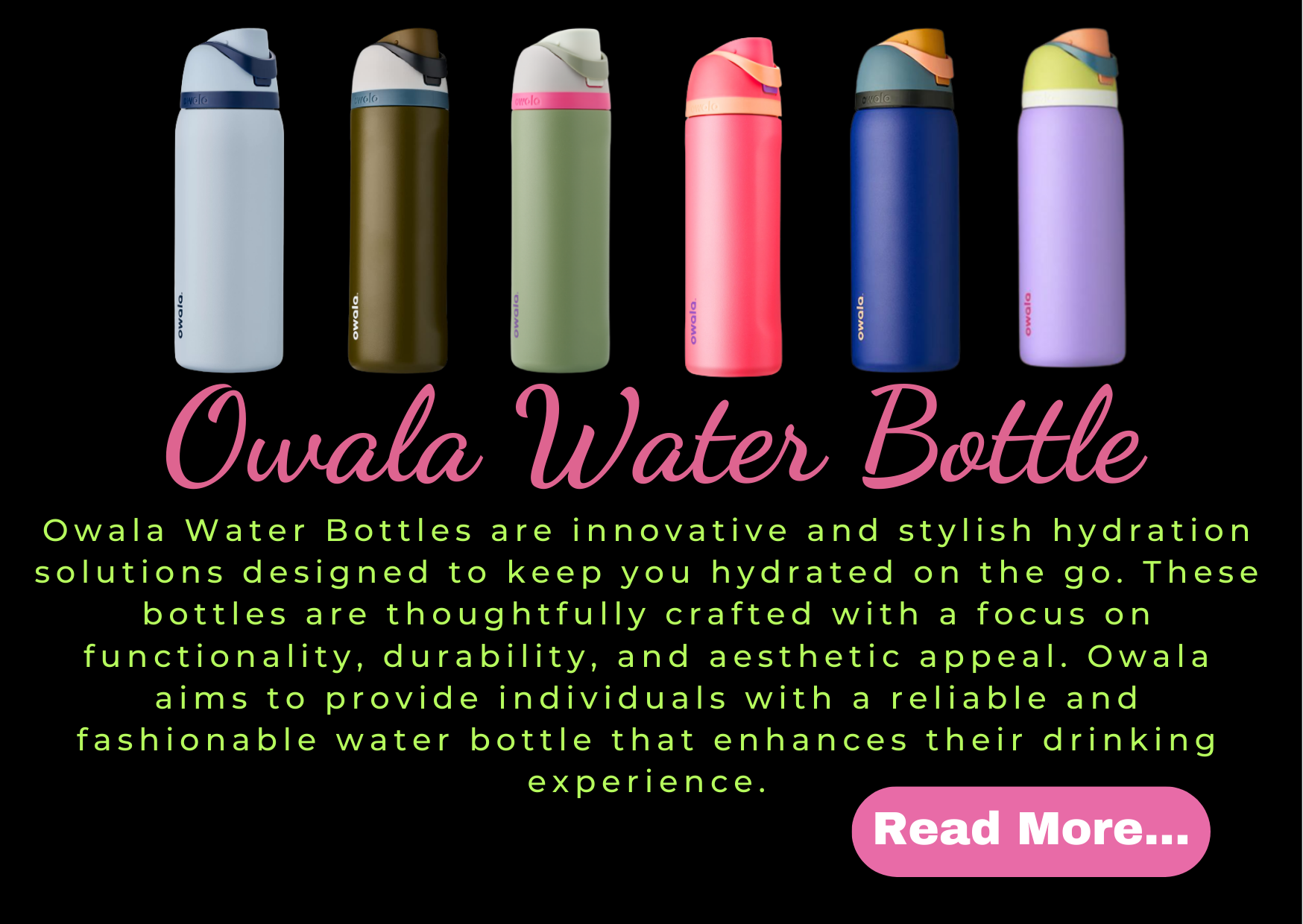 Engraved Owala Water Bottles 